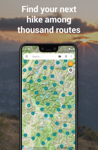 اسکرین شات 3 برنامه E-walk - Hiking offline GPS