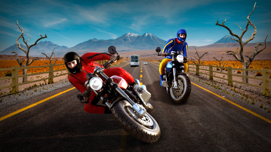 اسکرین شات 5 بازی Highway Bike - Traffic Stunts