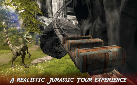 اسکرین شات بازی Real Dinosaur RollerCoaster VR 1