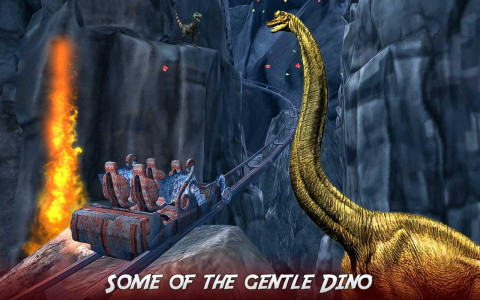 اسکرین شات بازی Real Dinosaur RollerCoaster VR 6