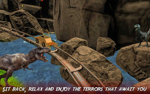 اسکرین شات بازی Real Dinosaur RollerCoaster VR 5