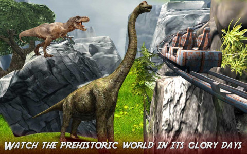 اسکرین شات بازی Real Dinosaur RollerCoaster VR 7