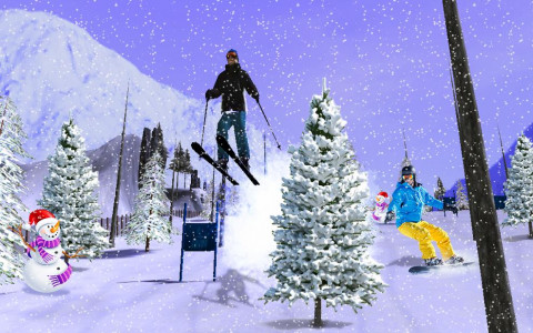 اسکرین شات بازی Ski Adventure: Skiing Games VR 4