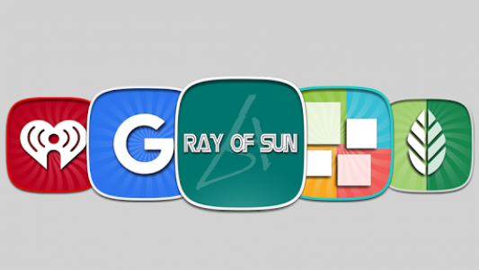 اسکرین شات برنامه Ray of sun Icon Pack 1