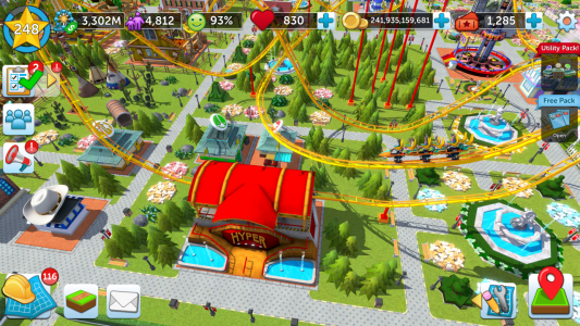 اسکرین شات بازی RollerCoaster Tycoon Touch 8