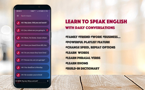اسکرین شات 1 برنامه British English Conversation