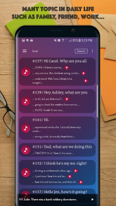 اسکرین شات 3 برنامه English Conversation Pro