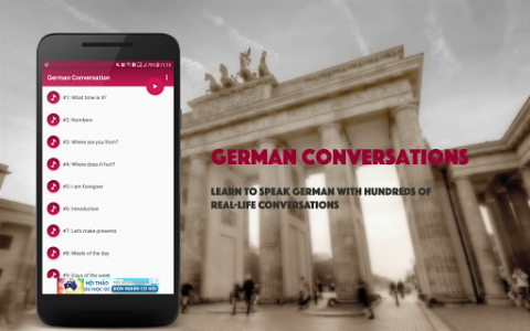 اسکرین شات برنامه German Conversation 1