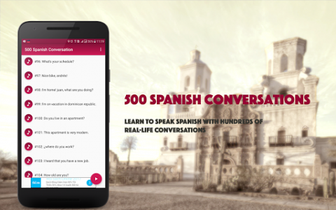 اسکرین شات برنامه Spanish Conversation 1