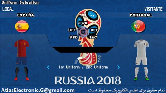 اسکرین شات بازی فوتبال PES +جام جهانی 2018(روسیه HD) 8