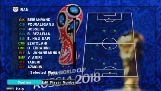 اسکرین شات بازی فوتبال PES +جام جهانی 2018(روسیه HD) 16
