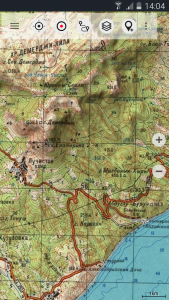 اسکرین شات برنامه Russian Topo Maps 2