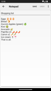 اسکرین شات 5 برنامه Notepad - simple notes