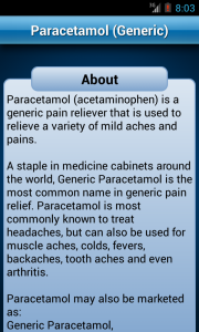 اسکرین شات برنامه Drugs Dictionary Medical 2