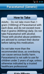 اسکرین شات برنامه Drugs Dictionary Medical 4