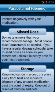 اسکرین شات برنامه Drugs Dictionary Medical 8