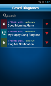 اسکرین شات برنامه MP3 Cutter and Ringtone Maker 6