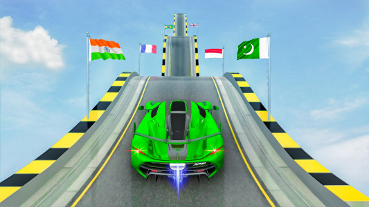 اسکرین شات بازی Car Stunt 3d Crazy Car Racing 3