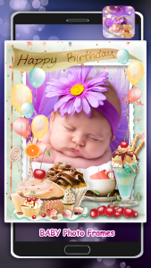 اسکرین شات 5 برنامه Baby Picture Frames