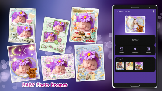 اسکرین شات 1 برنامه Baby Picture Frames