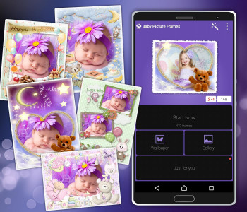 اسکرین شات برنامه Baby Picture Frames 1