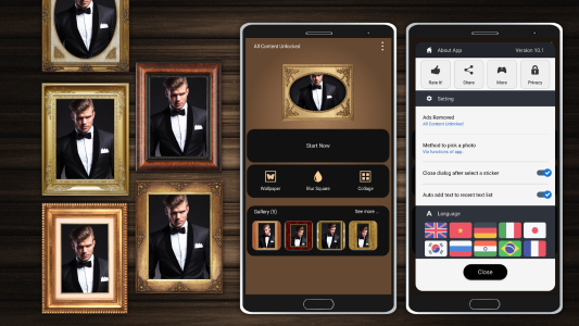 اسکرین شات 1 برنامه Luxury Picture Frames