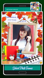 اسکرین شات 4 برنامه School Picture Frames