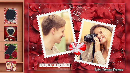 اسکرین شات 2 برنامه Love Photo Frames