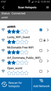 اسکرین شات برنامه AT&T Smart Wi-Fi 4