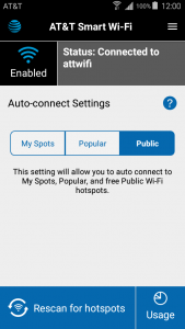 اسکرین شات برنامه AT&T Smart Wi-Fi 1