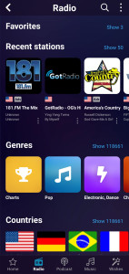 اسکرین شات 5 برنامه Audials Play: Radio & Podcasts