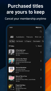 اسکرین شات 8 برنامه Audible: Audio Entertainment