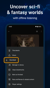 اسکرین شات 3 برنامه Audible: Audio Entertainment
