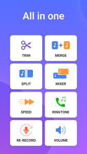 اسکرین شات 2 برنامه Ringtone Maker & MP3 Trimmer