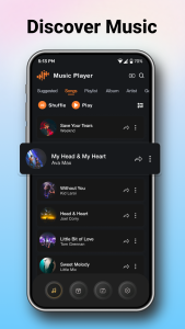 اسکرین شات 3 برنامه Music Mp3 Player Song