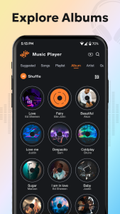 اسکرین شات 3 برنامه Music Mp3 Player Song