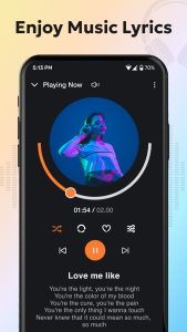 اسکرین شات 5 برنامه Music Mp3 Player Song