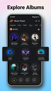 اسکرین شات 4 برنامه Music Mp3 Player Song