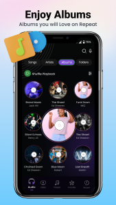 اسکرین شات 5 برنامه Music Player & MP3 Music