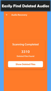 اسکرین شات 2 برنامه Deleted Audio Recovery