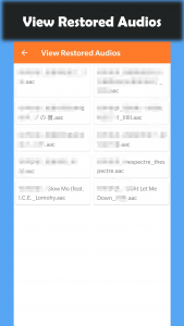 اسکرین شات 5 برنامه Deleted Audio Recovery