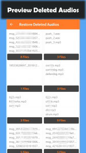 اسکرین شات برنامه Deleted Audio Recovery 3