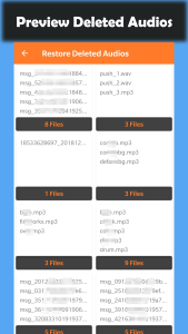 اسکرین شات 3 برنامه Deleted Audio Recovery