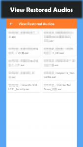 اسکرین شات برنامه Deleted Audio Recovery 5