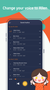 اسکرین شات 2 برنامه Voice Changer