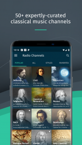 اسکرین شات 1 برنامه Classical Music Radio