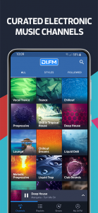 اسکرین شات 1 برنامه DI.FM: Electronic Music Radio