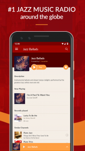 اسکرین شات 2 برنامه JAZZ MUSIC RADIO