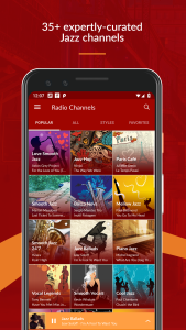 اسکرین شات 1 برنامه JAZZ MUSIC RADIO