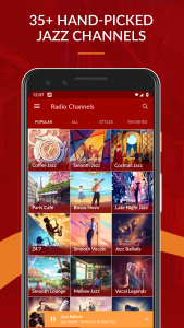 اسکرین شات 1 برنامه JAZZ MUSIC RADIO